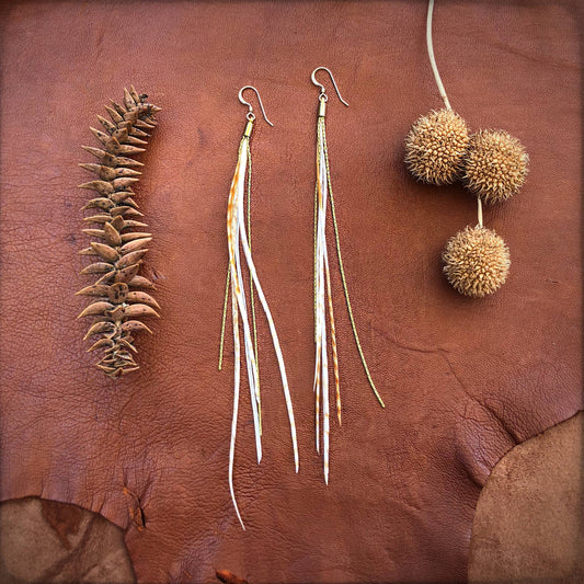 Mini Feather Earrings