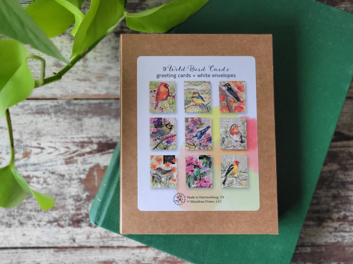 Wild Bird Cards Boxed Set of 9