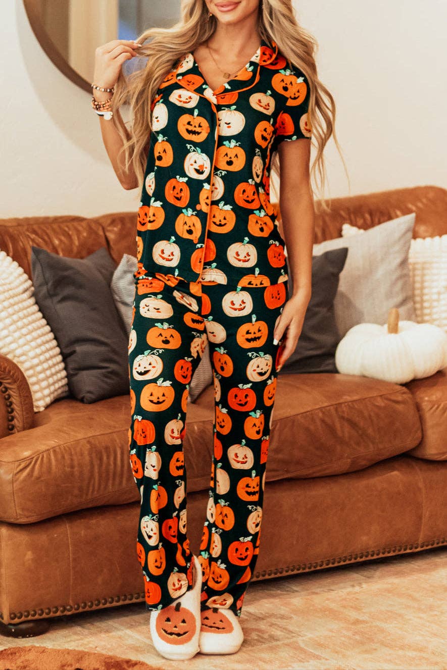 Halloween Shirt and Pants Pajama Set