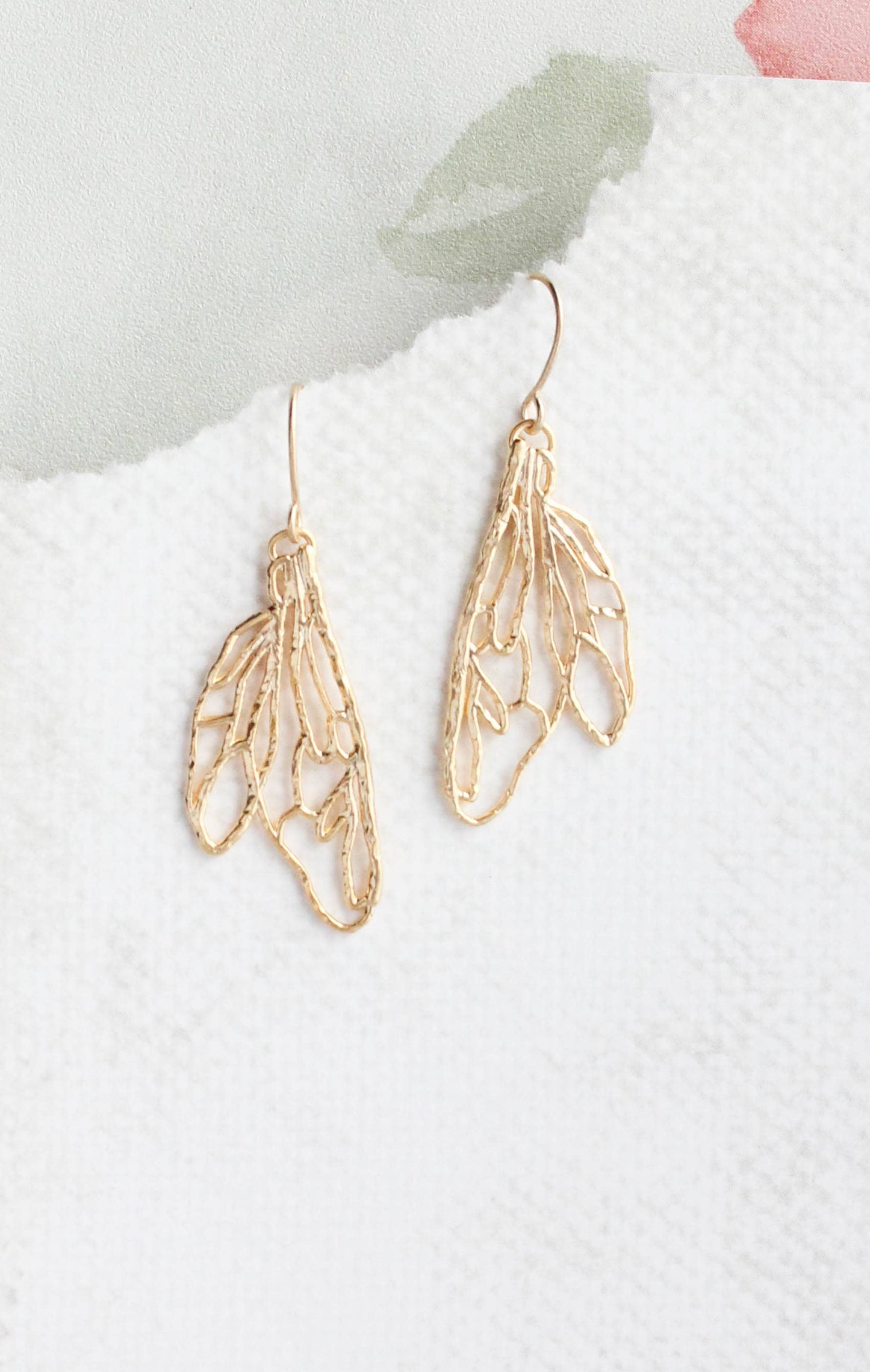 Filigree Wing Earrings