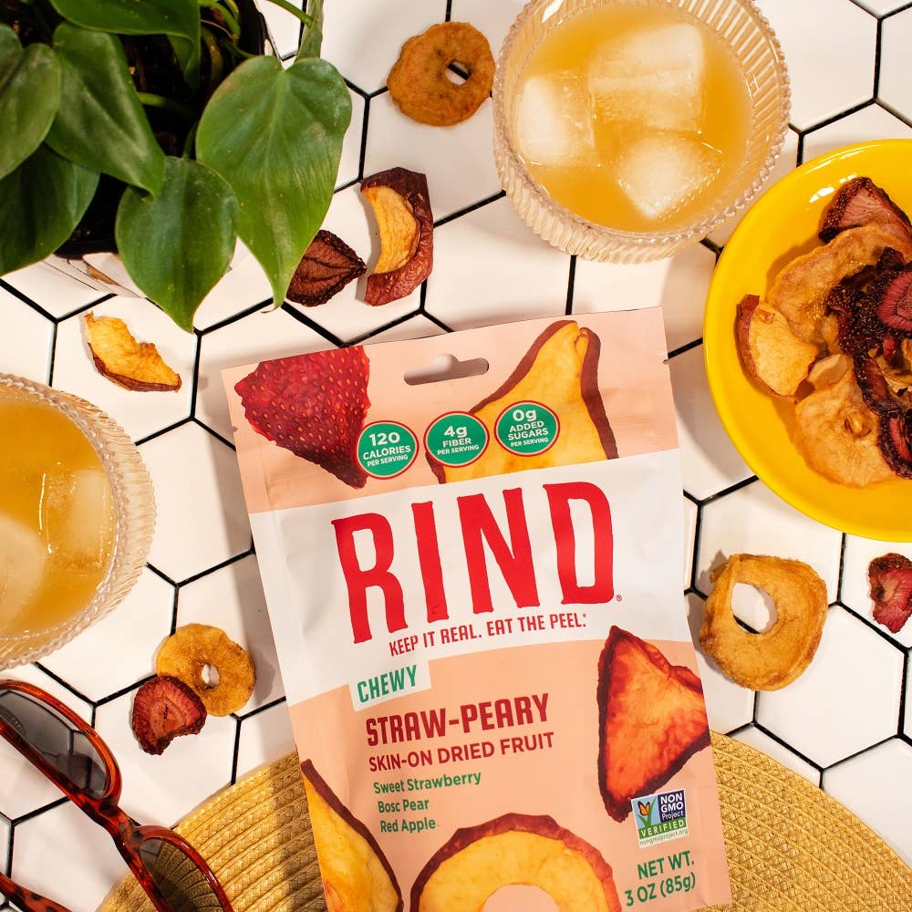 Straw-Peary Blend, Skin-on Dried Fruit - 3oz