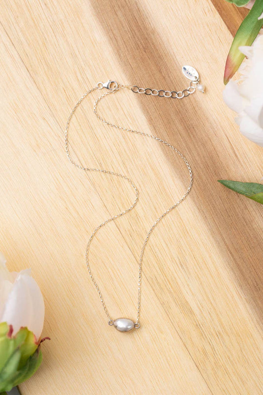 Embrace 14-16" Freshwater Pearl Simple Necklace