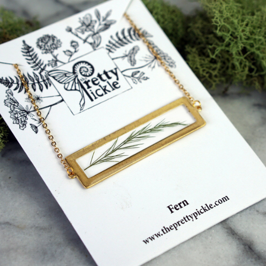 Fern  Bar Necklace