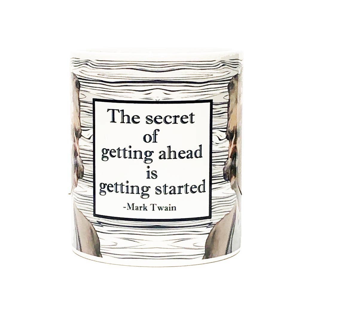 Mark Twain "Getting Started" Literature Coffee or Tea Mug