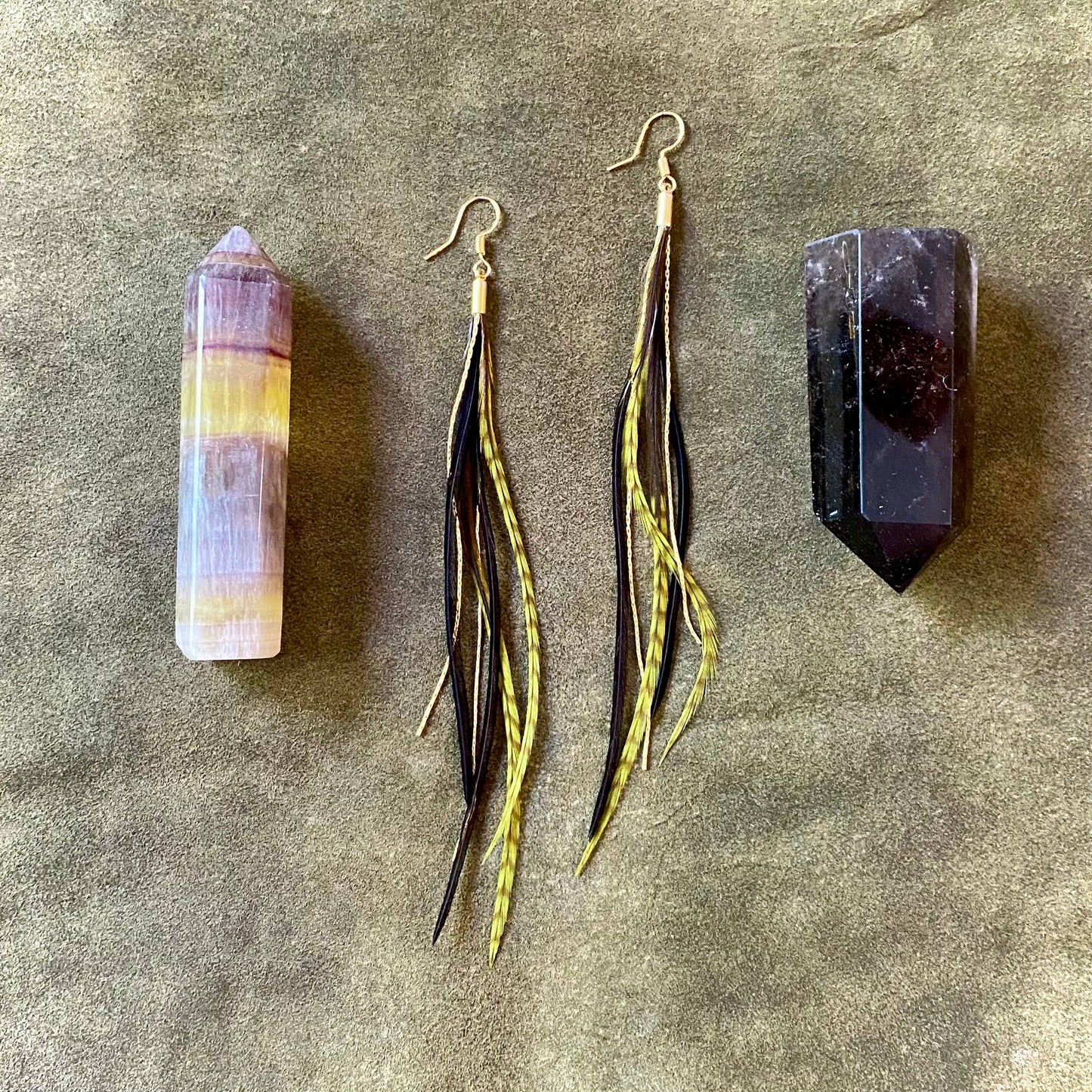Mini Feather Earrings