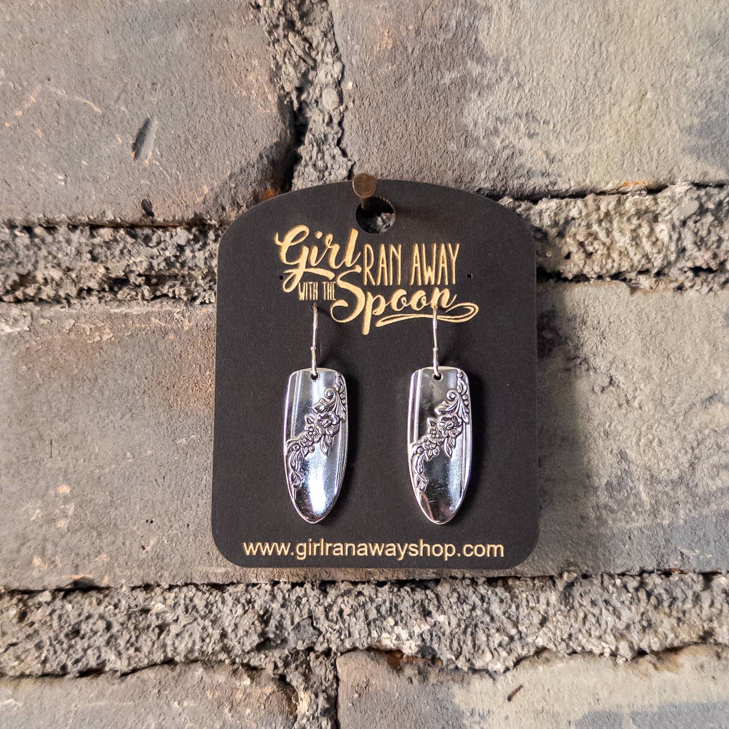 Queen Bess Spoon Handle Earrings