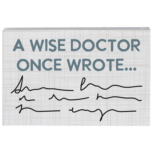 Wise Doctor Wrote - Small Talk Rectangle