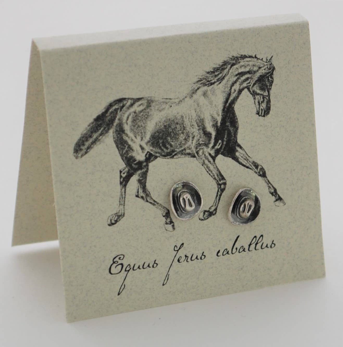 Semaki & Bird - Cowboy Hat Stud Earrings - sterling silver Natural History