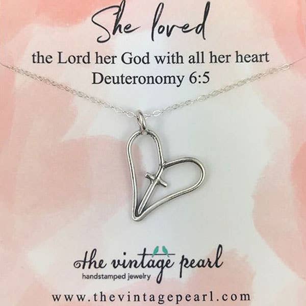 She Loved the Lord Her God Necklace