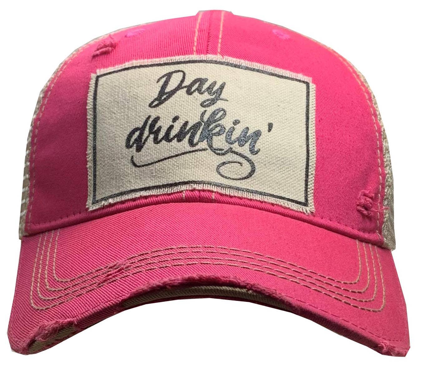 Day Drinkin' Distressed Trucker Hat Baseball Cap