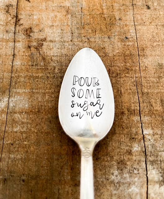 Pour Some Sugar On Me Vintage Spoon