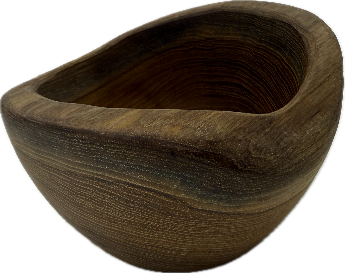 Rustic Teak Wood Mortar and Pestle