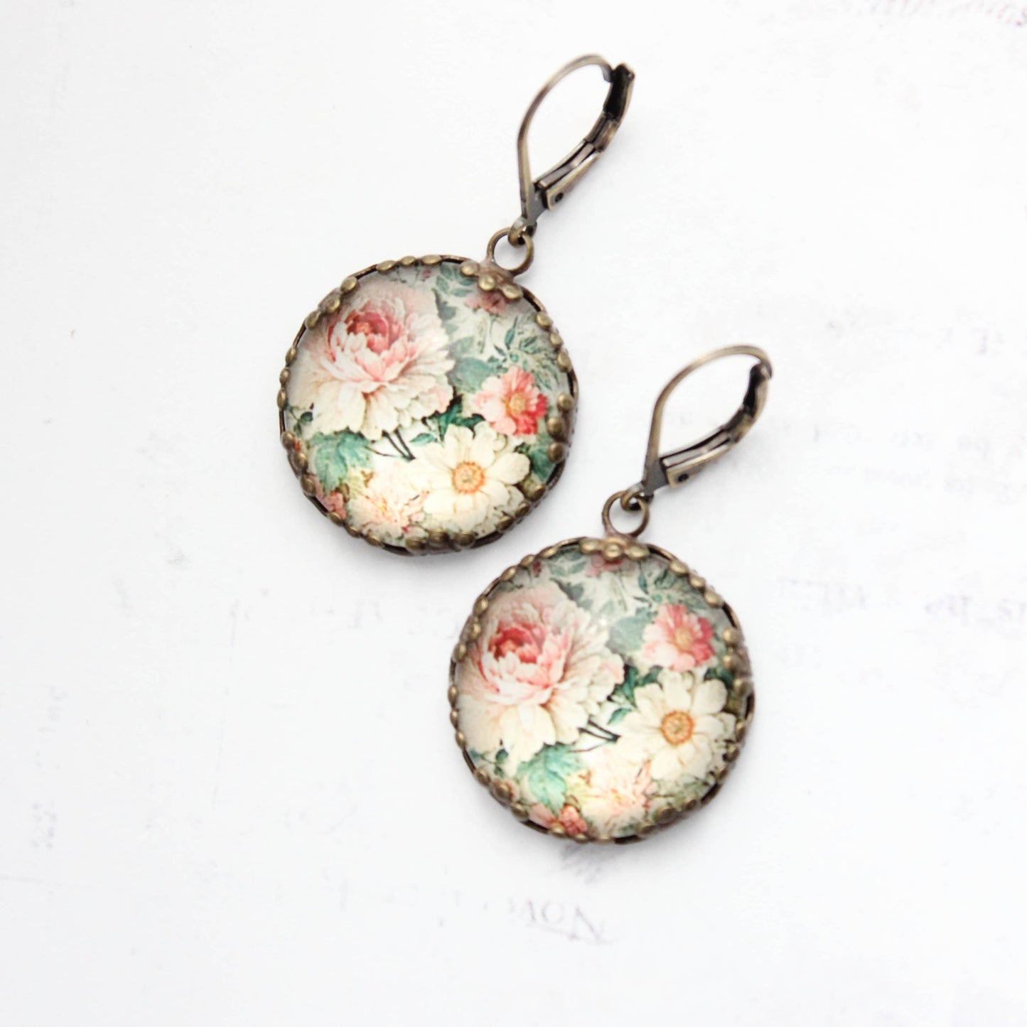 Flower Earrings- Peonies & Daisies