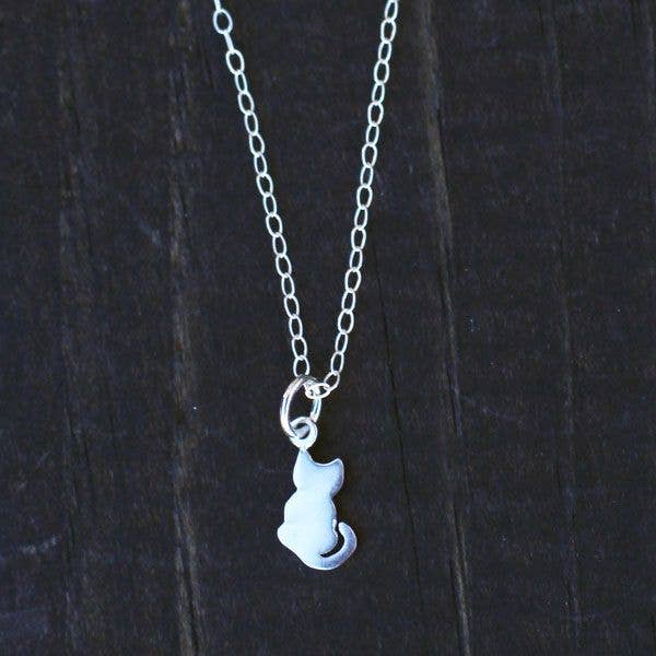 Crazy Cat Lady Necklace (sterling silver)