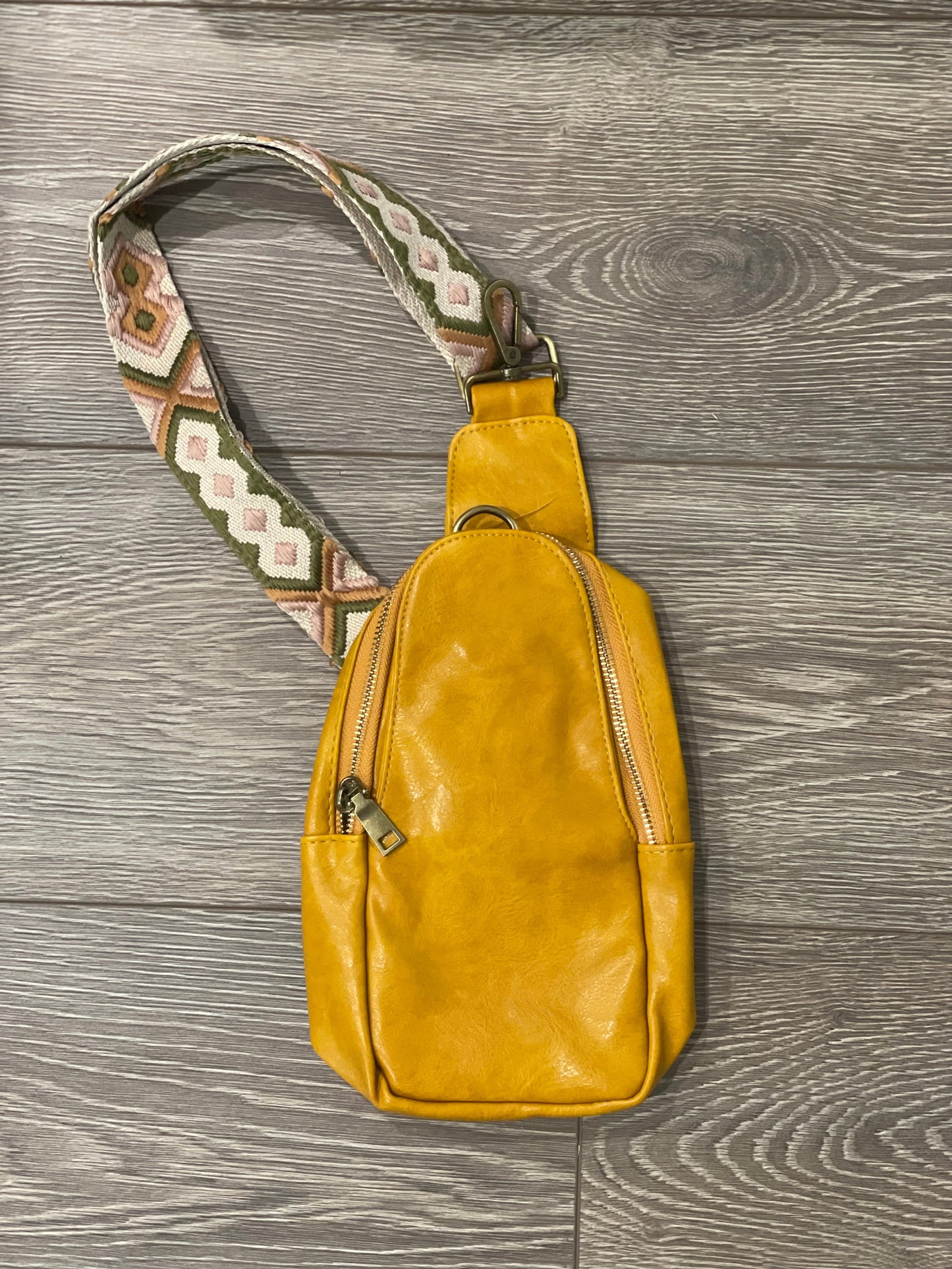 Soft Vegan Leather Crossbody Bag