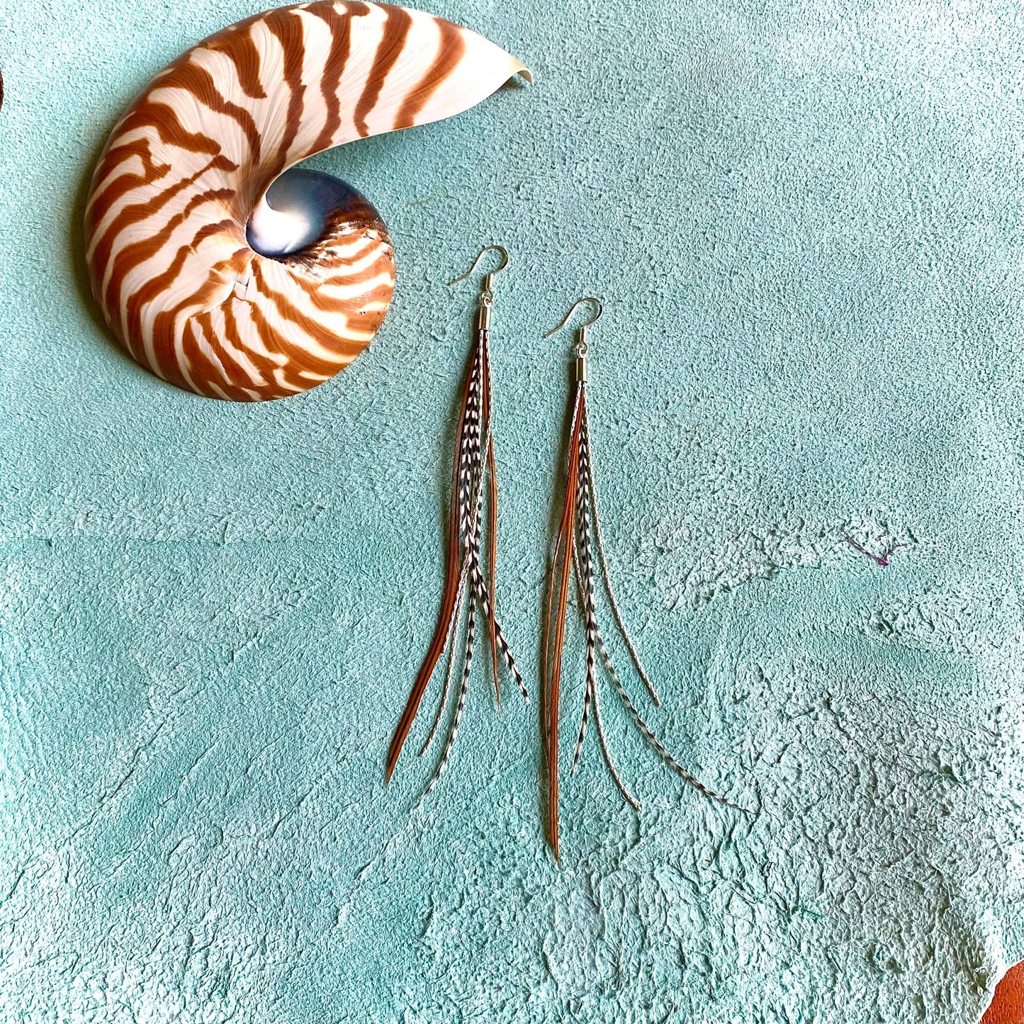 Mini Feather Earrings