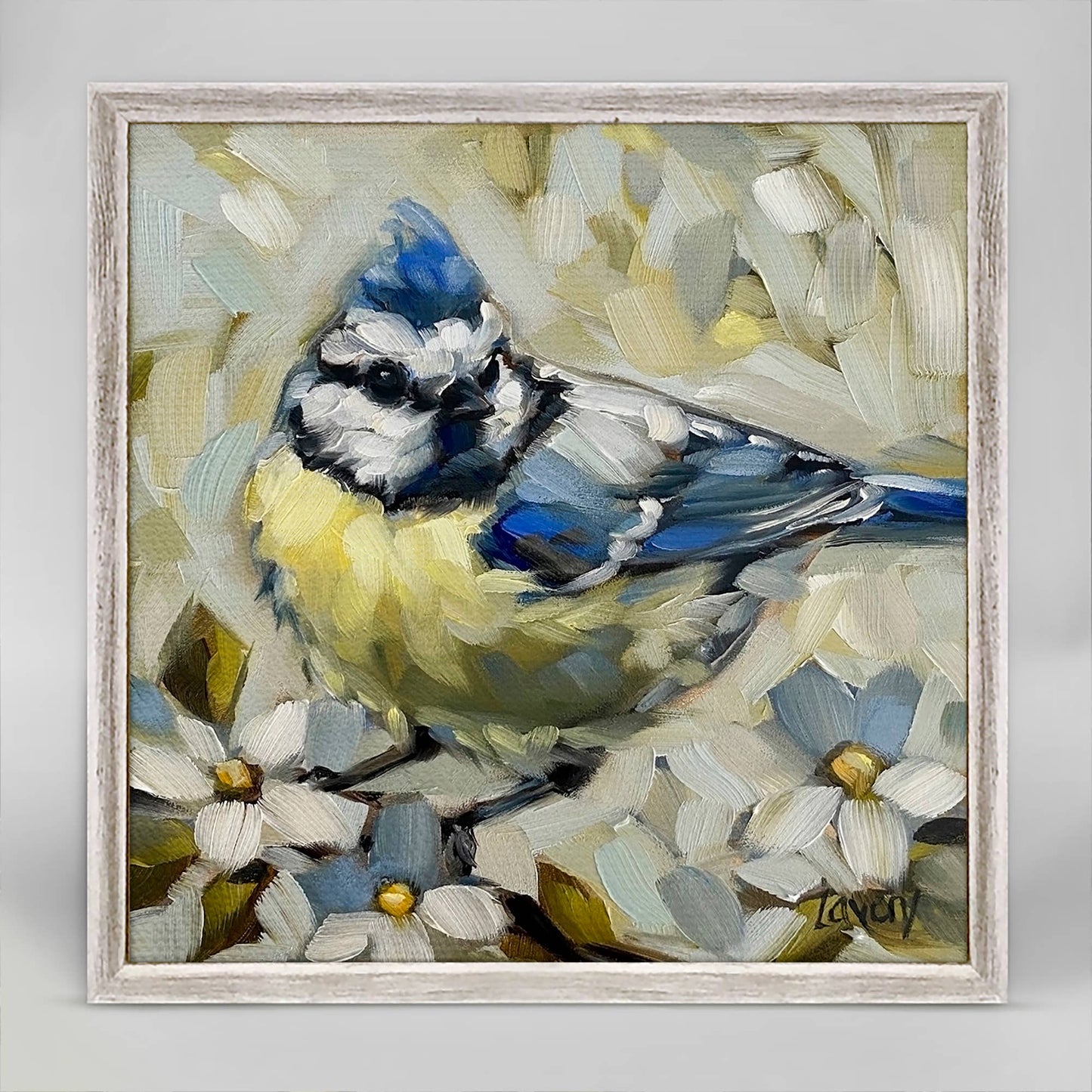 Garden Visit Mini Framed Canvas