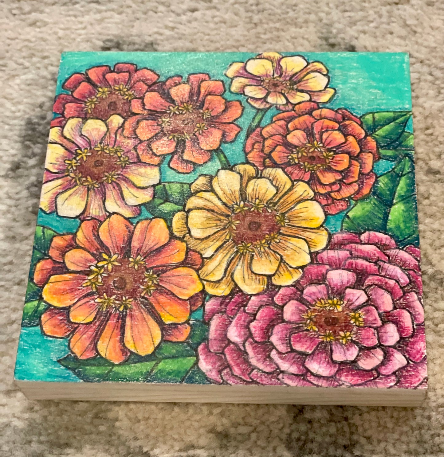 Colored Pencil Art 5x5