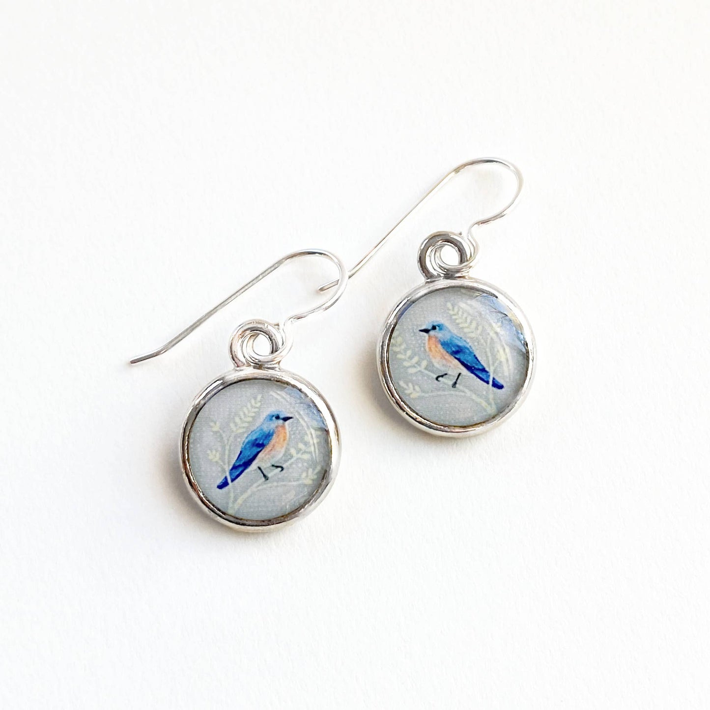 Bluebird Silver Earring