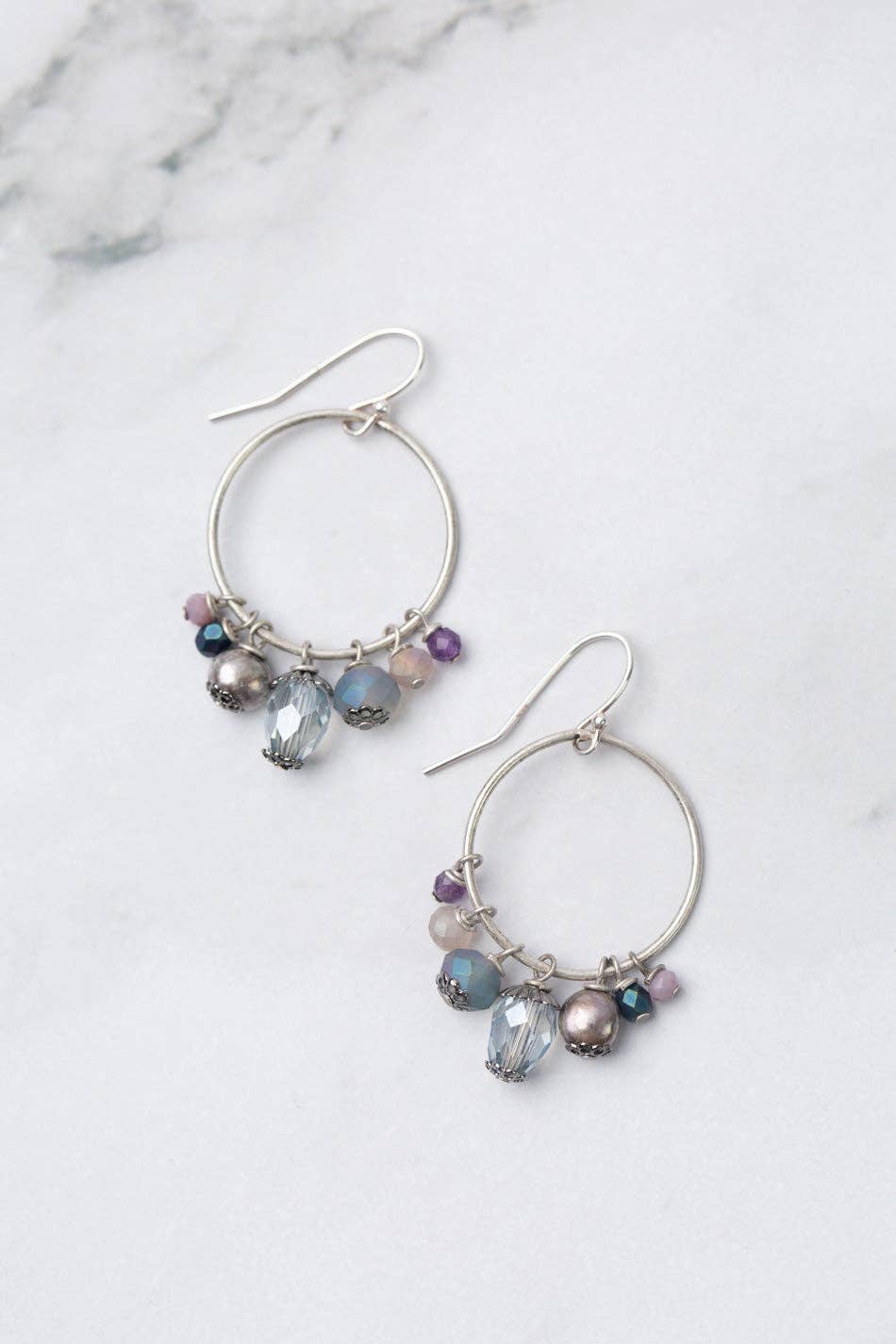 Reflections Crystal Cluster Earrings