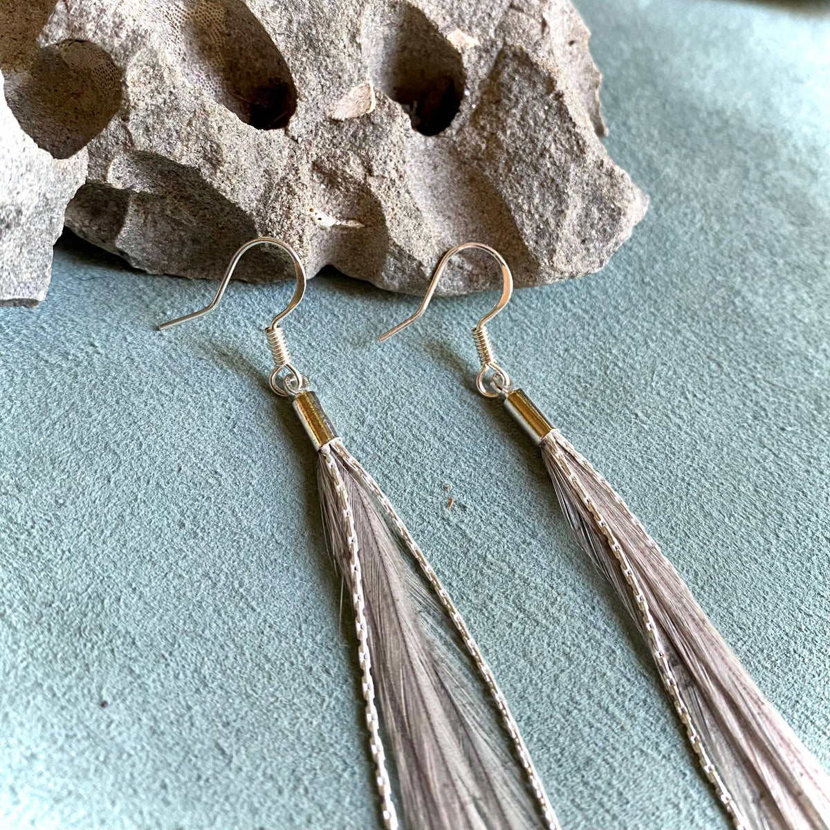 Mini Feather Earrings