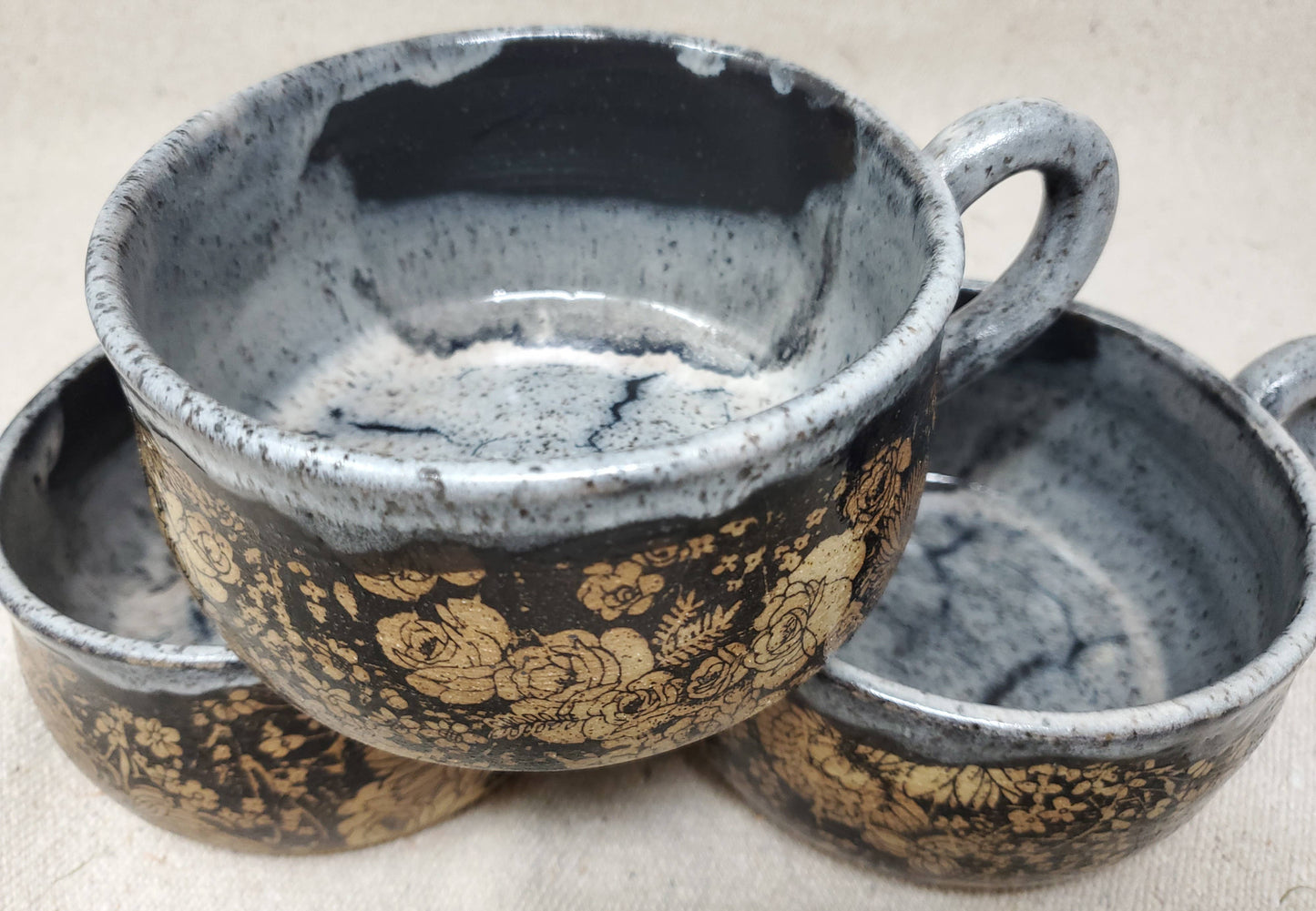 Flower Garden Soup Bowl