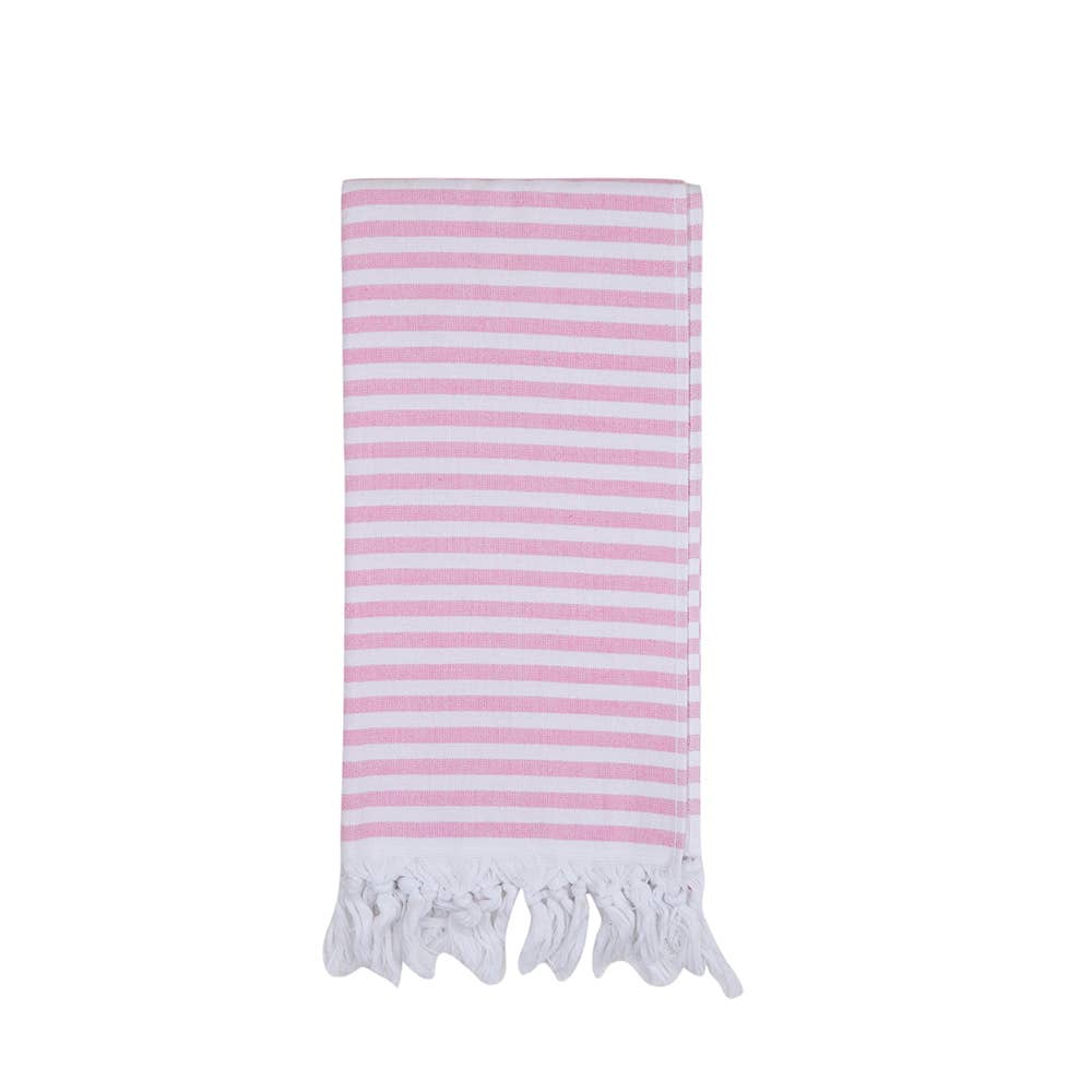 Striped One side Terry Turkish Bath Towels Light Absorbent