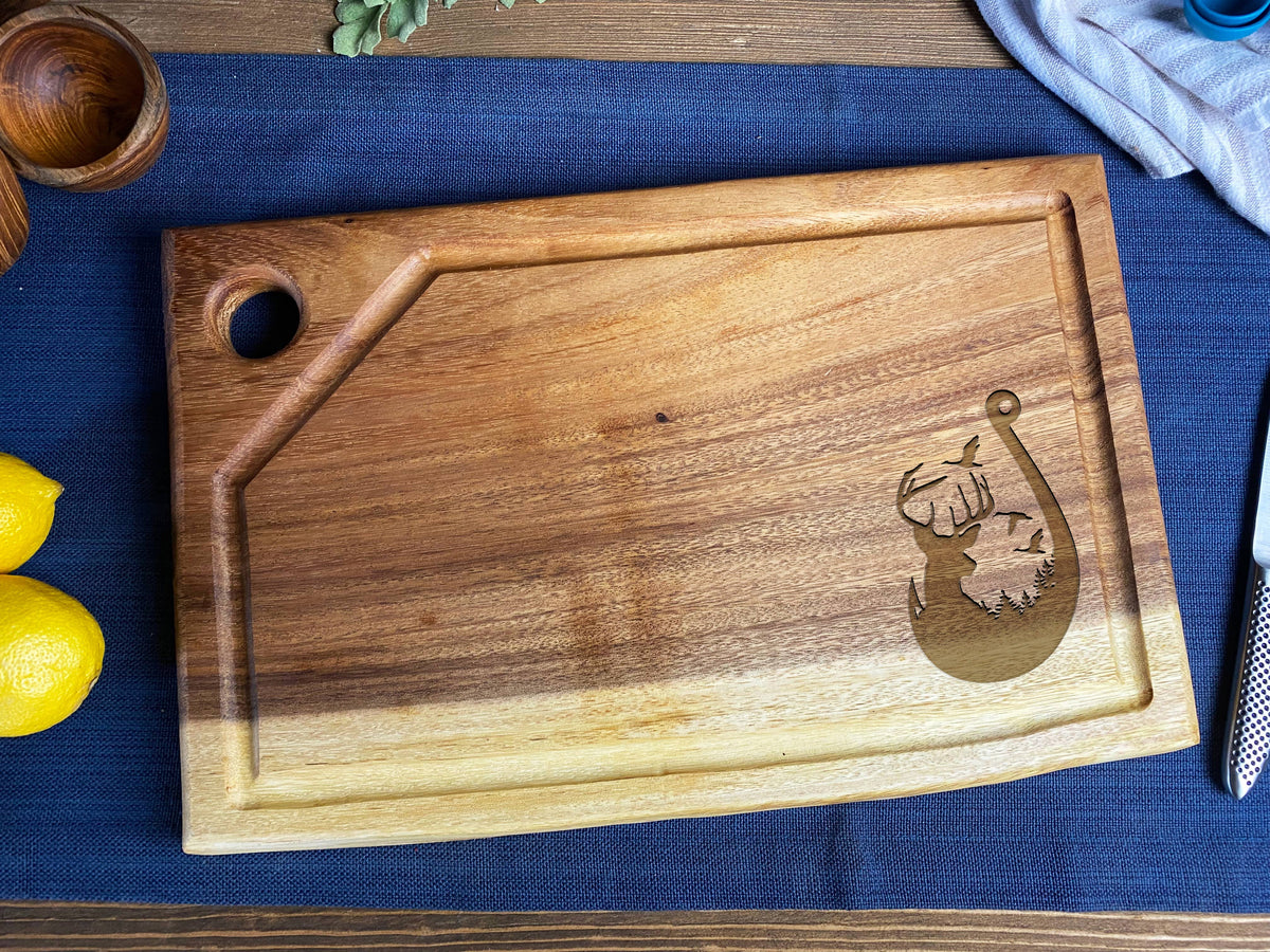 Live Edge Hanging Square Board