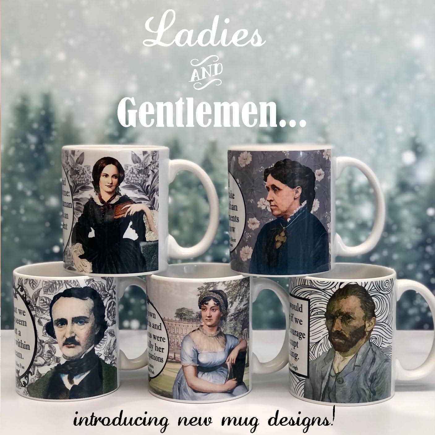 Charlotte Bronte "I am no bird" Literary Mug
