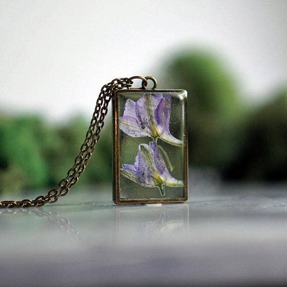February Birth Flower Necklace