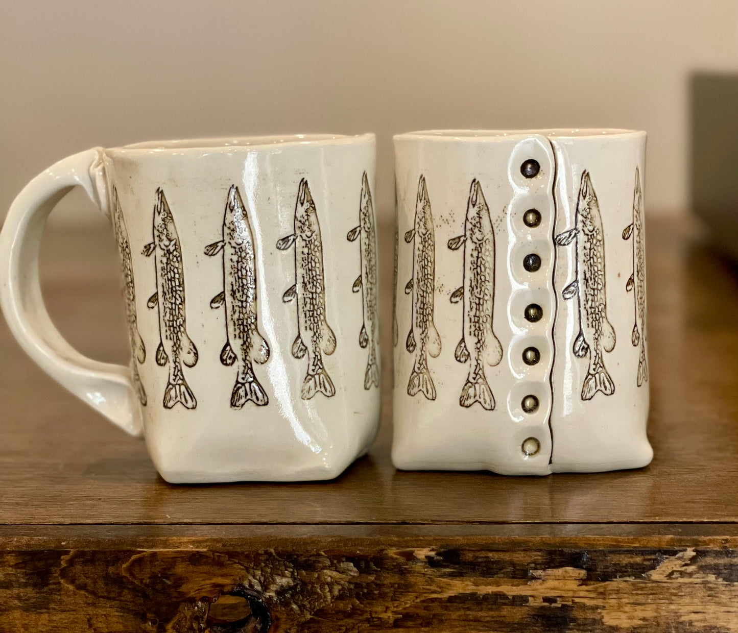 White Fish Mug
