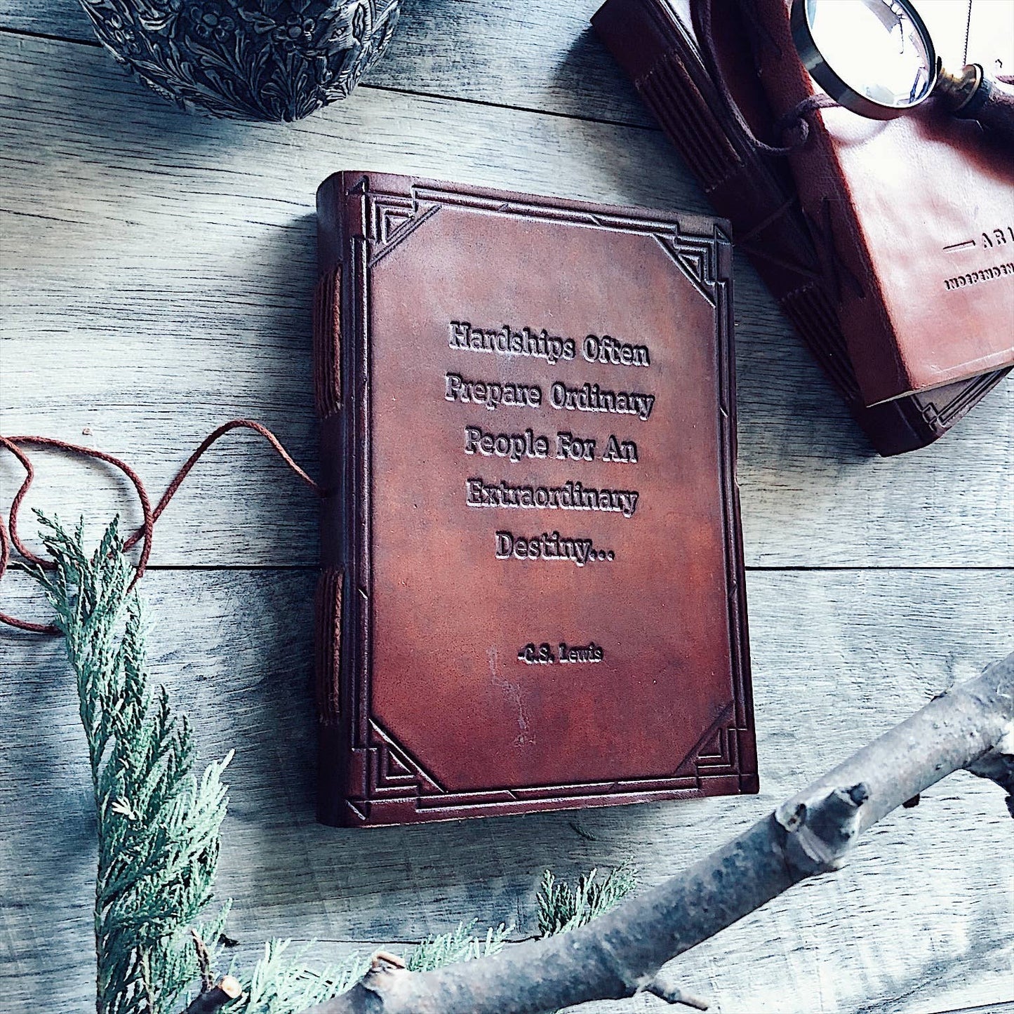 Hardships And Extraordinary Journey C.S. Lewis Notebook