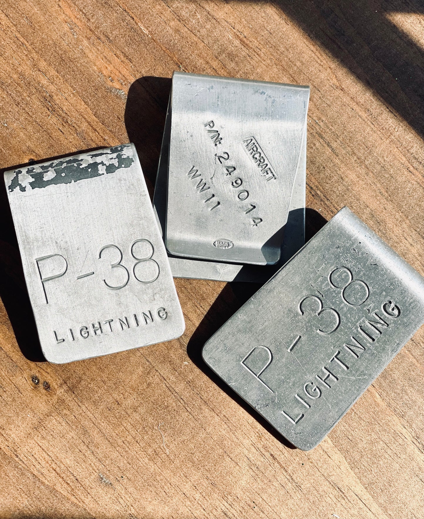 P-38 Lightning Money Clips