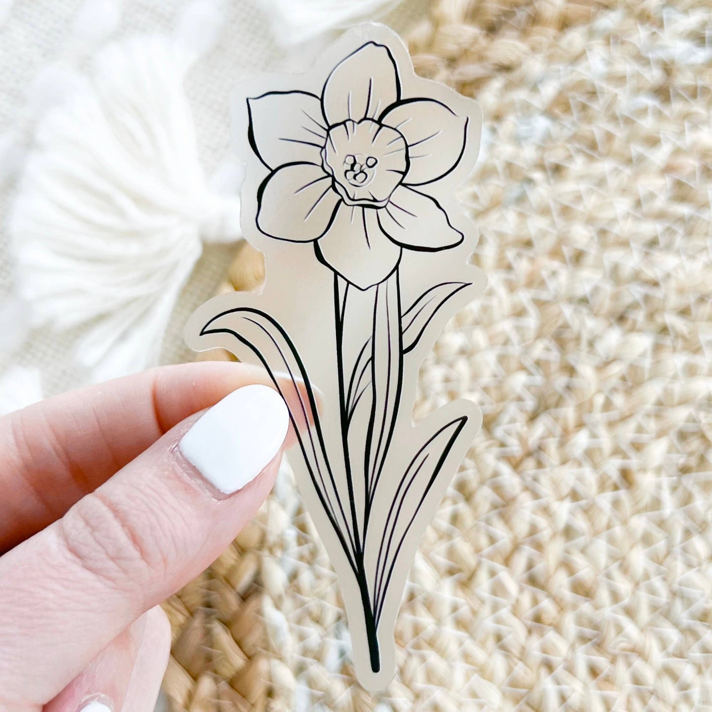 December Birth Month Flower: Narcissus Sticker