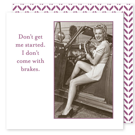 Don't Get Me Started Beverage Napkin
