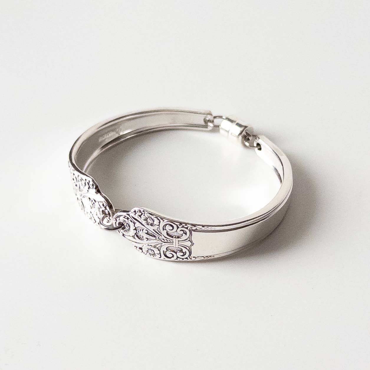 Precious Silverware Handle Bracelet