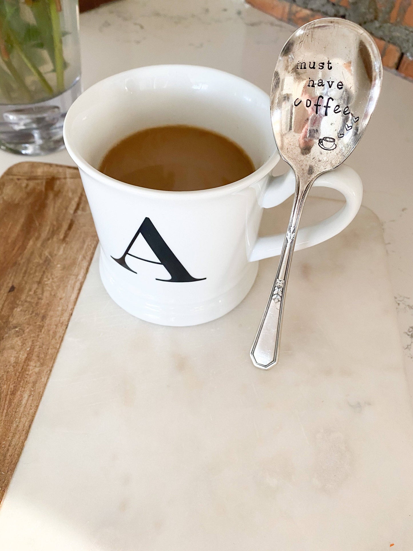 Must Have Coffee Vintage Stamped Spoon