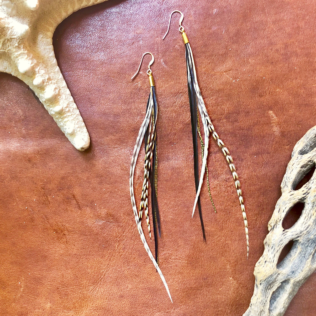 Mini Feather Earrings
