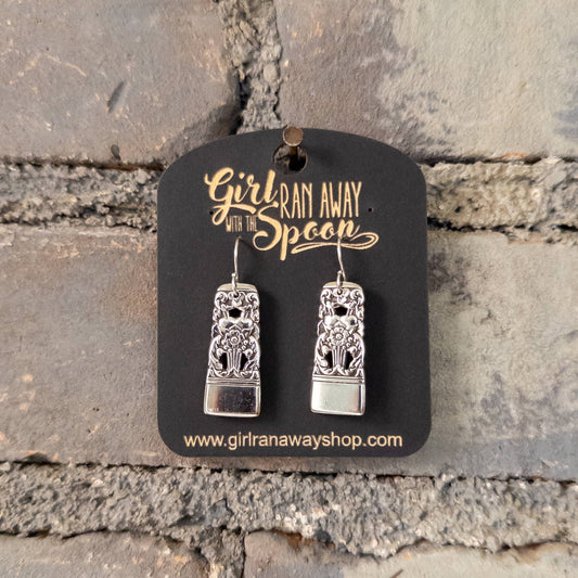 Coronation Spoon Handle Earrings