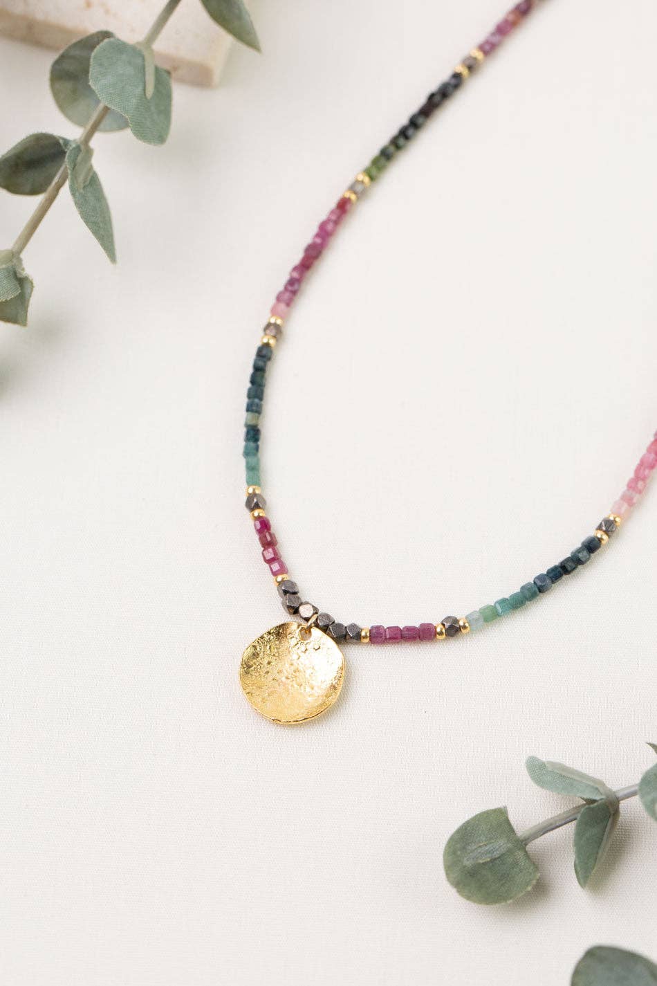 Tourmaline 16.5-18.5" Necklace