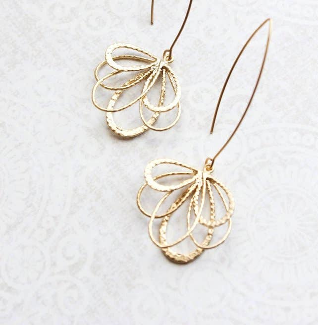 Gold Dangle Earrings