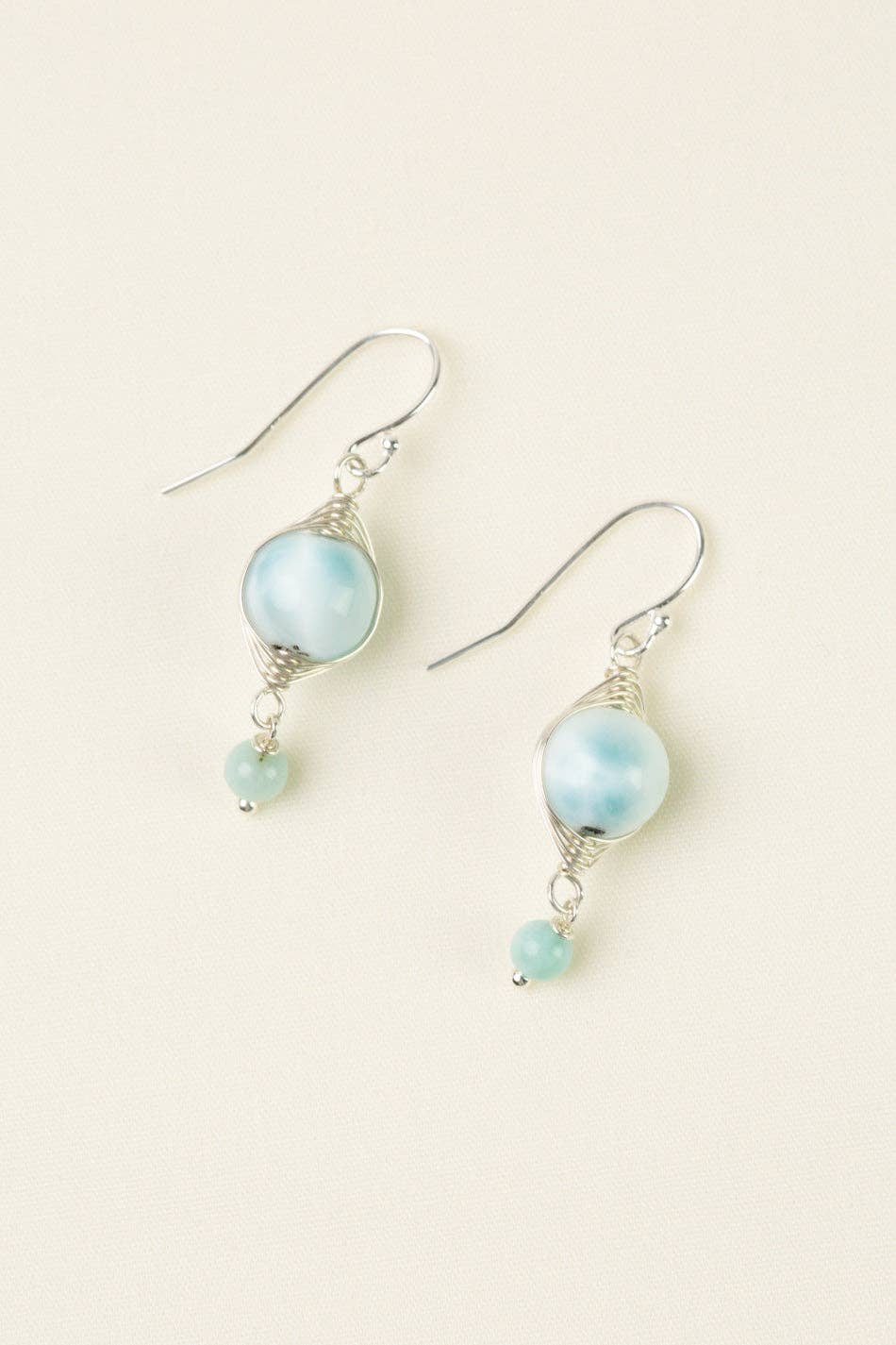 Sanctuary Larimar Herringbone Earrings