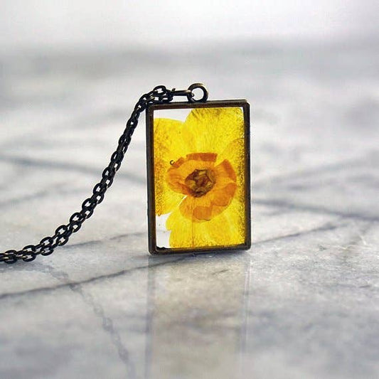 March Birth Flower Necklace