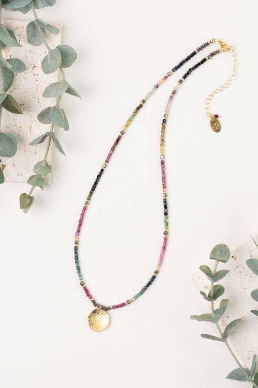 Tourmaline 16.5-18.5" Necklace