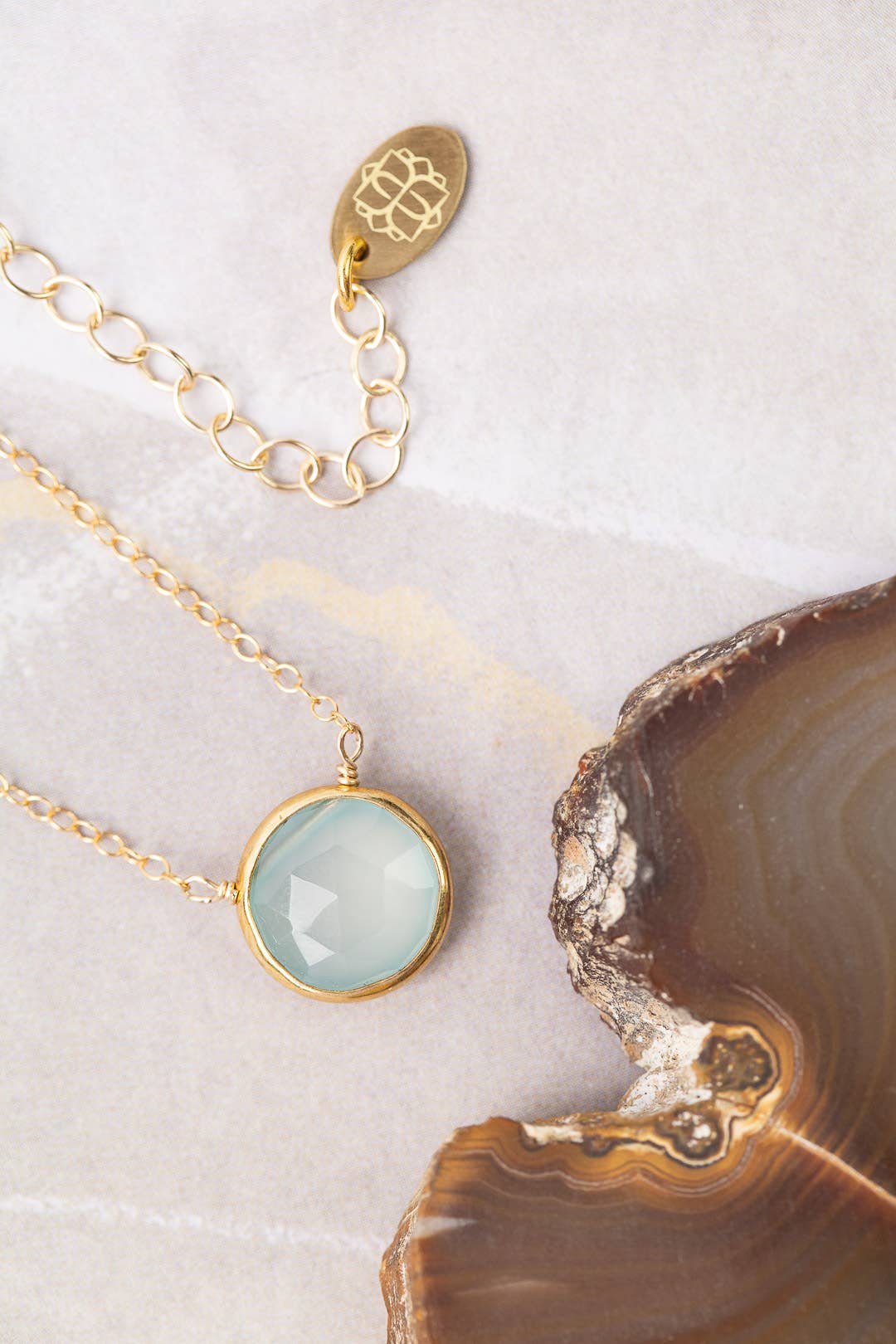 Favorites 16-18" Chalcedony Simple Necklace