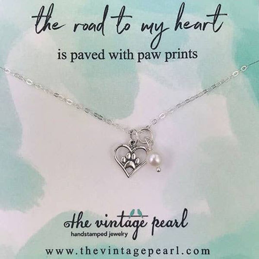 The Road to My Heart Necklace (sterling silver)