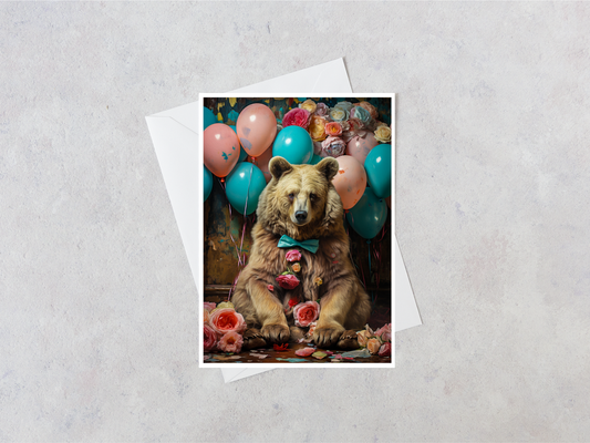 Bear With Balloons