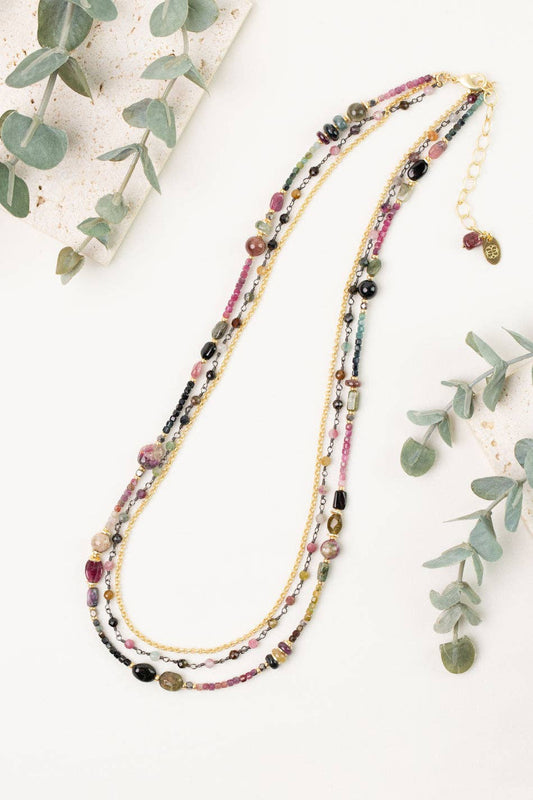 Tourmaline 20-22" Necklace