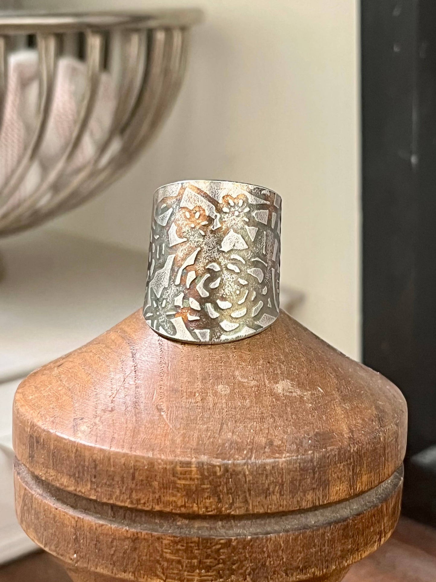 Embossed Spoon Ring Lot