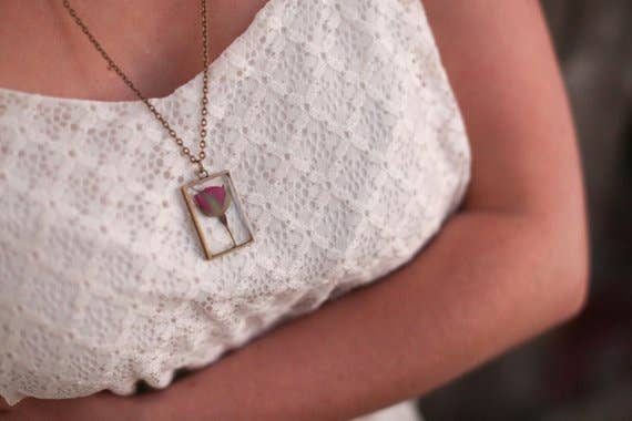 June Birth Flower Necklace